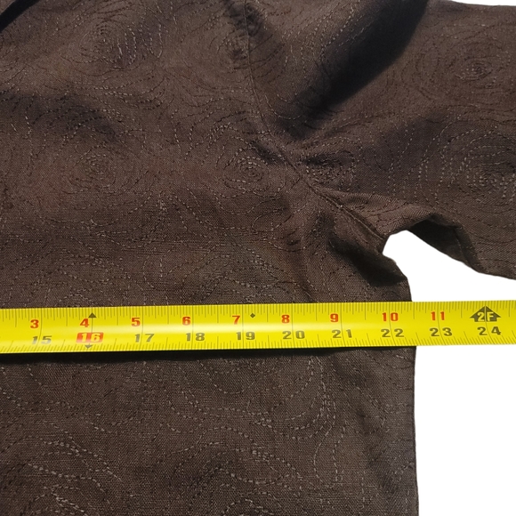 Chico's Stitched Design Button Down Shirt - Picture 4 of 10